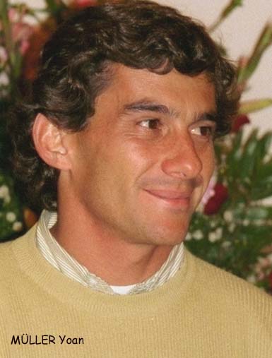 Portrait d'Ayrton Senna Da Silva